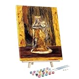 Contenu de l'emballage : la toile encadrée de peinture par numéros pour adultes est livrée avec tout ce dont vous avez besoin. Le kit de peinture par numéro comprend une toile texturée pré-imprimée (encadrée) avec un chevalet en bois, 2 pinceaux de haute qualité, des peintures acryliques assorties et des crochets à ongles, 1 chevalet en bois et les vis nécessaires. 1 pièce pré-imprimée de 20,3 x 30,5 cm
