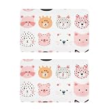 Copertura magnetica decorativa per lavastoviglie con faccina di gatto in stile cartone animato, riutilizzabile, copertura magnetica per frigorifero, copertura magnetica, decorazione per le vacanze