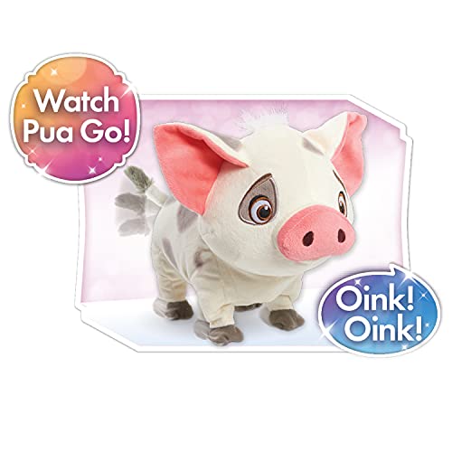 Disney Princess Moana Walk & Snort Pua Feature Plush, Sounds And Movement Stuffed Animal, Pig, By Just Play #TOP3