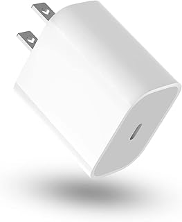 20W USB C Charger for iPhone/iPad, 20W USB-C Power Adapter for iPhone 14 13 12 11 Pro Max Mini Xs Max SE 8 Plus, 20 Watt Fast Charging Plug Block for iPad Mini/Pro/Air, Galaxy S20 S10 S9