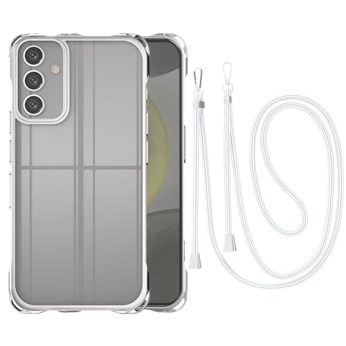 Coque Samsung S24 5G ZhengQian avec cordon bandoulière pour garder les mains libres en ville
