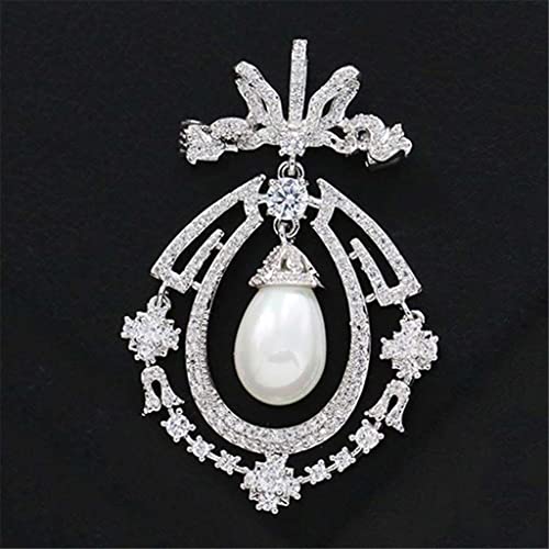 Broche rétro pour femme accessoire de bijoux idéal pour robe de soirée