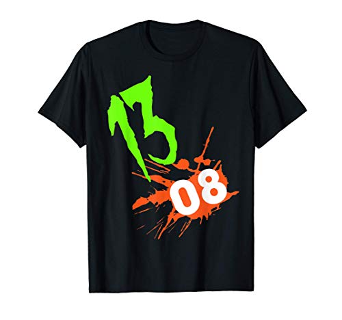 13th Birthday Gift for Rally Car Drifting Fan T-Shirt