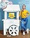 Cardboard Candy Cart for Parties - Dessert Display on Wheels - Party Decoration for Birthdays, Weddings, Baby Showers, and Bridal Parties