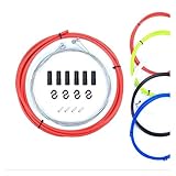 Juego de Cables de Freno de Bicicleta Universal/Juego de Cables de Cambio, Kit de Cables de Acero Inoxidable Profesional, Bicicletas BMX, Bicicletas Plegables, Carga de Tubos de Alambre, Mantenimien