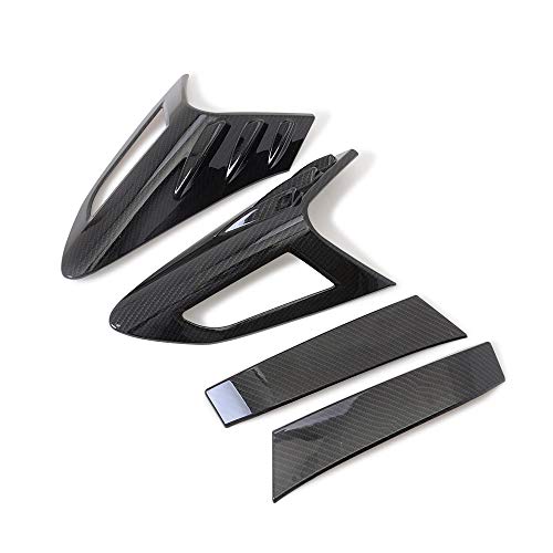 Kadore for Toyota C-HR CHR LE/XLE 2018-2025 Carbon Fiber Pattern Car Tail Light Cover Trim 4-pc