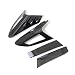 Kadore Car Tail Light Cover Trim for Toyota C-HR 2018-2019 Carbon Fiber Style 4-pc