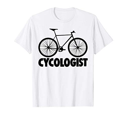 Funny Cycologist Biking Tee Shirts Psychology Bikers Gifts Maglietta