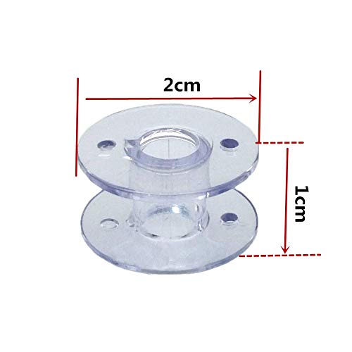 Yeqin 20 Pk Clear Sewing Machine Bobbins X52800150 For Brother, Baby Lock #TOP4