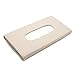 LOCEN Car Tissue Holder Visor Car Visor Tissue Holder Box Automotive Sun Visor Napkin Holder Leather Paper Pouch Case Clip for Car Vehicle Auto Beige