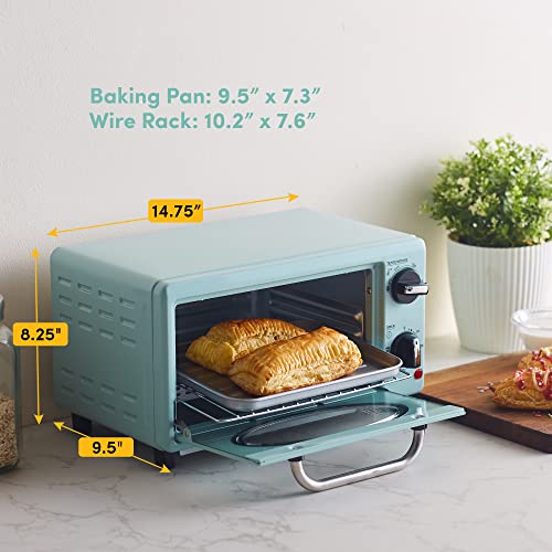 Elite Gourmet ETO147M Diner 50’S Retro Countertop Toaster Oven, Bake thumb #2