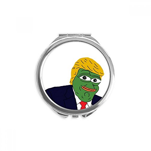 Miroir à la main portable Trump grenouille drôle une idée cadeau insolite et utile