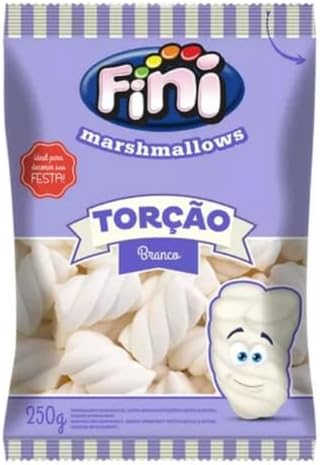 Marshmallow Torção Branco Fini 250G