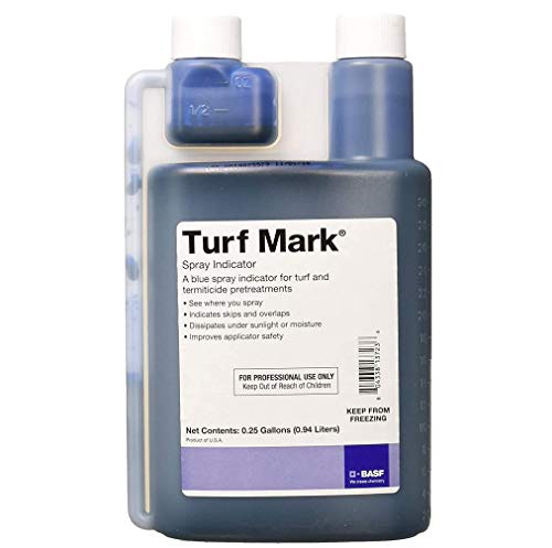 BASF Turf Mark Blue Spray Marking & Pattern Indicator Dye for Weed Fertilizer & Herbicide Application on Grass and Lawns Non-Permanent 32 oz