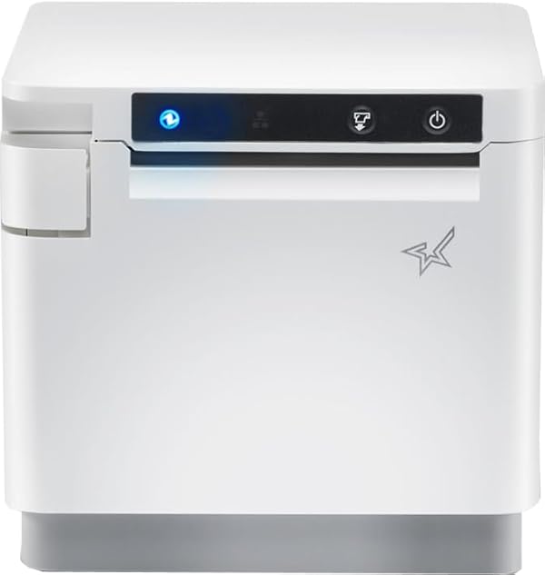 Star Micronics mC-Print3 3-inch Ethernet (LAN) / USB/Lightning Thermal POS Printer with CloudPRNT, Cutter, and External Power Supply - White by Star Micronics - Image 3
