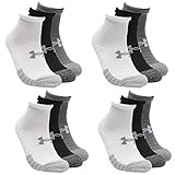 Under Armour 12 Paar HeatGear Lo Cut Sneaker Socken Unisex Kurzsocke, Farbe:Grau, Socken & Strümpfe:47.5-50.5