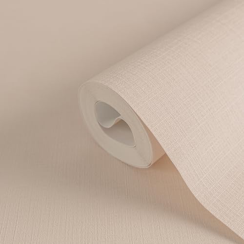 A.S. CréAtion Antigua 390982 - Carta Da Parati In Tessuto Non Tessuto, Tinta Unita, 10,05 M X 0,53 M, Made In Germany - 2