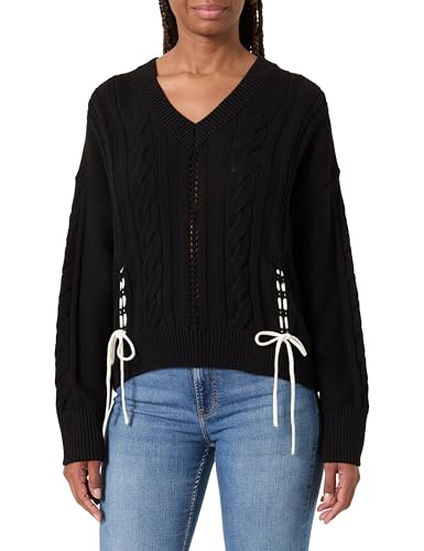 BOSS C_fangallo Women's Knitted Sweater, 001black, S