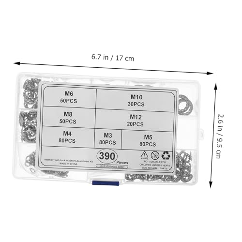 Rondelles de blocage dentelées inoxydables Baluue pour assemblages mécaniques durables - 2