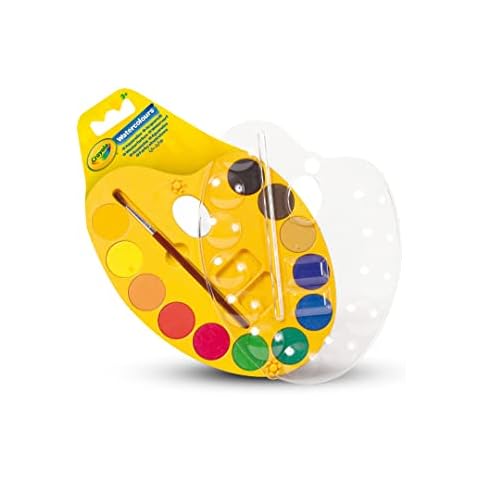 CRAYOLA Washable Watercolour Paint Set for Kids Cover