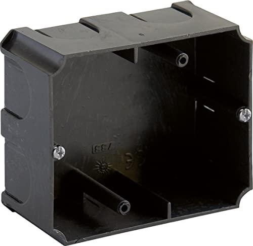 Solera 733 - Caja empotrar mecanismos.De 97x80x42. 8 entradas tubo Ø 25.montar base de enchufe ref.6837.