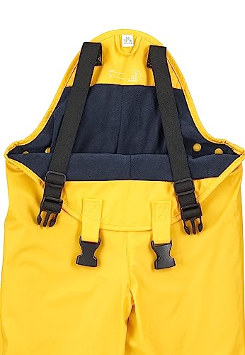 Sterntaler Regenhose gefüttert uni - Kinder Regenhose wasserdicht - Unisex Matsch- und Buddelhose mit verschweißten Nähten und elastischen… – Ansicht 4