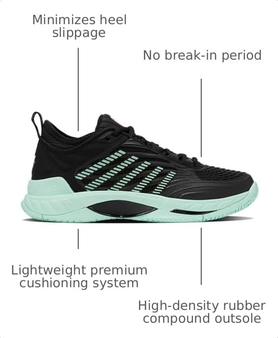 Image of K-Swiss Women's Hypercourt Supreme 2 Tennis Shoe