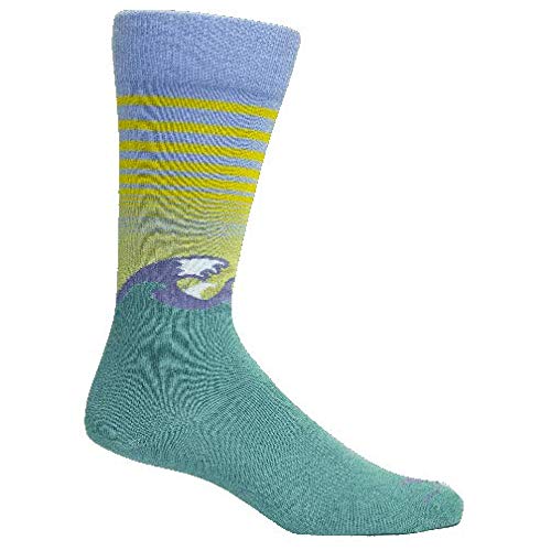Men's Socks - Atlantic Beach Della Blue Waves