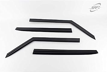 SAFE Smoked Window Visor Sun Rain Vent Guard 4p for 2019 Kia Soul