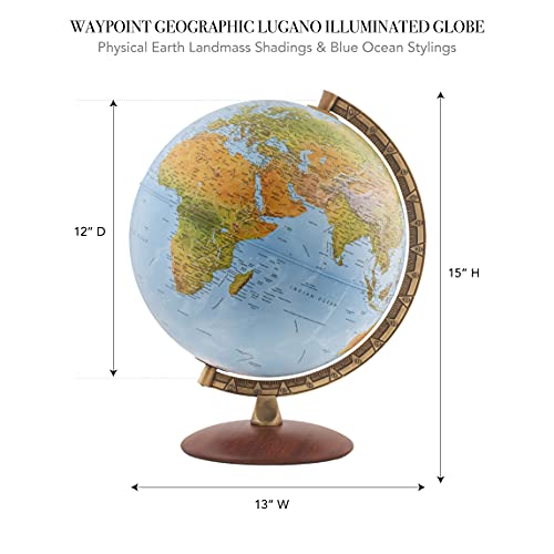 image for Waypoint Geographic Lugano Globe, 12