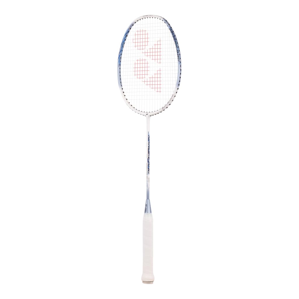 YONEX Nanoflare 001 Clear Badmintonschläger weiss white– leichter Allround Racket für schnelle Schläge & präzise Kontrolle – Graphit Schläger für Einsteiger & Freizeitspieler – Original YONEX Qualität