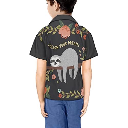 Chaqlin Camicia estiva hawaiana Aloha a maniche