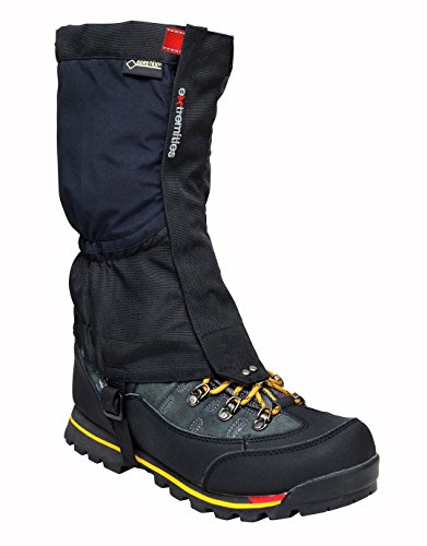 Extremities Ankle Gaiter Tay-Polainas de Tobillo, Mujer, Negro, L, XL
