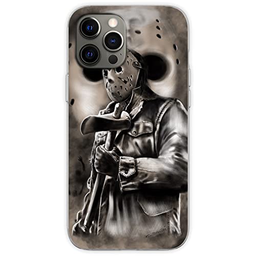 Compatible With Iphone 13 Case Jason Dark Horror Death Voorhees Halloween Killer Protective Shockproof Soft Tpu Silicone Phone Cover #TOP9