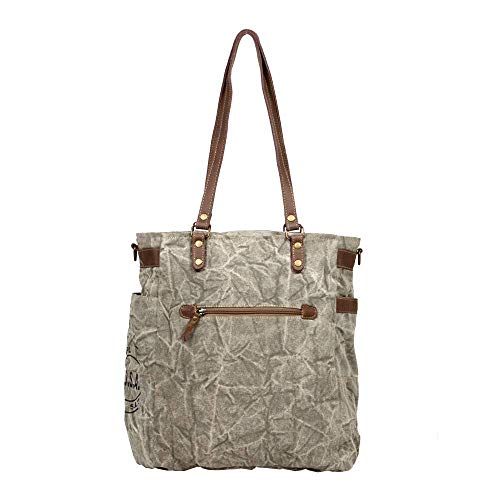 Myra Bag Broil Upcycled Canvas Shoulder Bag S-12263