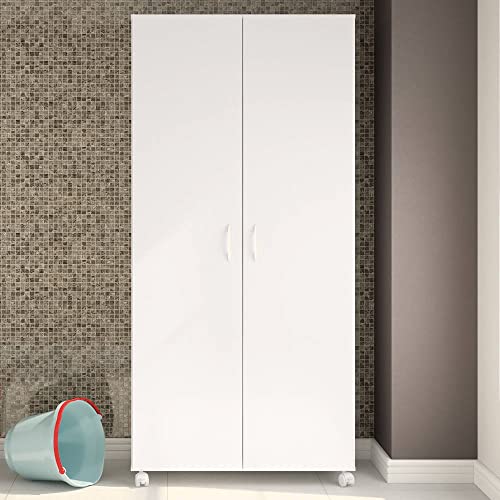 Armário Multiuso São Paulo 2 portas e 1 Gaveta Branco Politorno