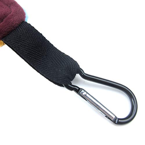 Alfie Pet - Mallory Hanging Hammock Bed For Mouse, Chinchilla, Rat, Gerbil And Dwarf Hamster - Color: Burgundy, Size: Medium 9" X 9" #TOP5