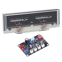 VU-Meter, tragbares VU-Meter mit Treiberkarten-Set, VU-Meter, Karteneinstellung, Leistungsverstärker, DB-Meter mit Hintergrundbeleuchtung für Heimwerker, Tonzähler