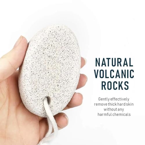 2-Stück Bimsstein Fußpflege Cleaning,Fusspflege Entferner Abgestorbene,Pumice Stone,Hornhaut Entfernen fuß,Fußschrubber Foot Skin Scrubber Reinigungsstein,Stein Natürlich Sandine Exfoliating Chwielen