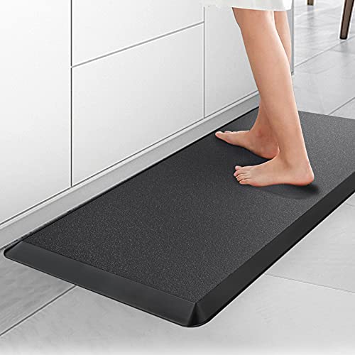 Burutpike Anti Fatigue Mat, Standing Desk Mat Office, Non-Slipping Waterproof PU Cushioned Kitchen Mat,3 4-Inch Thick Kitchen Floor Mat Comfort Mat,17  x 32 
