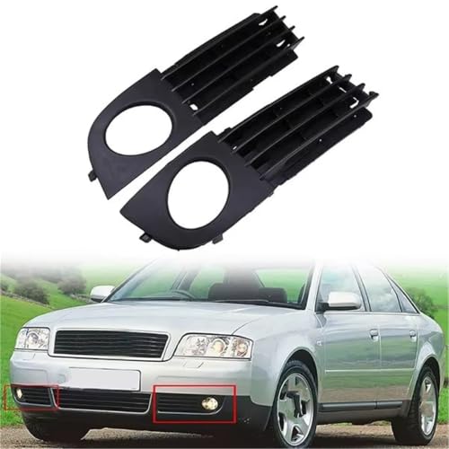 Rejilla de luz antiniebla con ajuste exacto para parachoques de Audi A6 C5 2002-2005 3