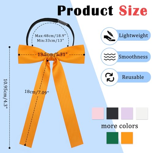Image of Luckyvestir Western Bow Ties for Men Women, Black /Red Colonel Satin Ribbon String Bow Tie for Costume Uniform