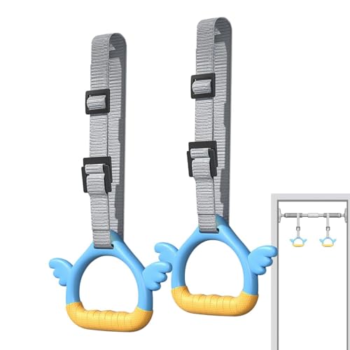 Anneaux de Gymnastique pour Extérieur et Intérieur avec Sangles Réglables
