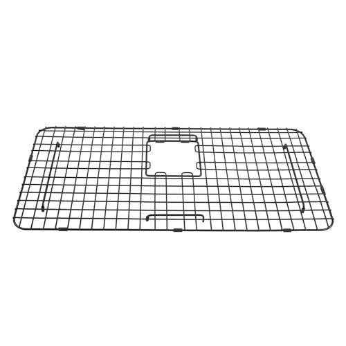 Image of SinkSense Alder 27.5" x 14" Kitchen Sink Bottom Grid, Matte Black