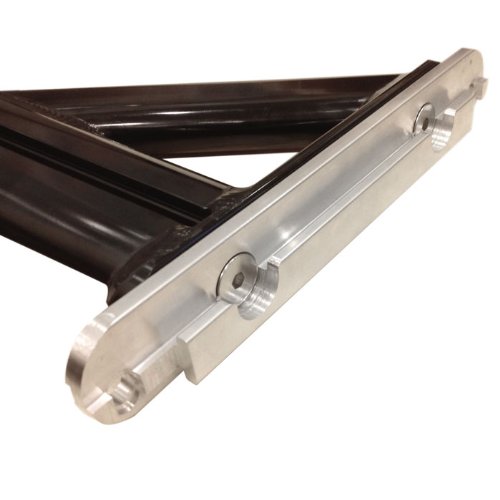 Vantech Compatible with Dodge RamBox P3000 Aluminum Ladder Rack 55" Cross Bars Black