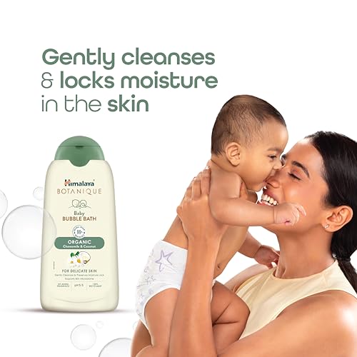 Image of Himalaya Botanique Baby Bubble Bath|Organic|Pediatrician Tested|200 ml