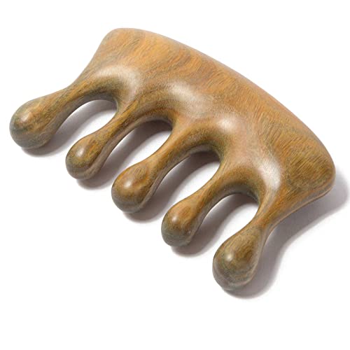 Moreinday Massage Comb Gift For Women Scalp Massager Comb Hand Made Sandalwood Comb #TOP21