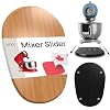 Ibyx Elegant Sliding Tray Compatible with 55 Qt KitchenAid Stand Mixers and Other Heavy Appliances Natural