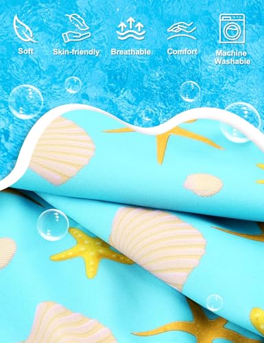 Image of Toddler Swimsuit Girl One Piece Baby Girls Bathing Suit Swimwear UPF 50