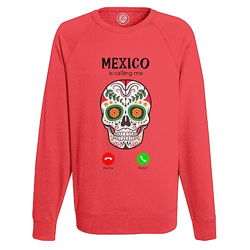 Sweatshirt Homme Mexico culture voyage pull imprimé décontracté